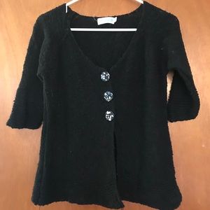 Button Babydoll Sweater | small